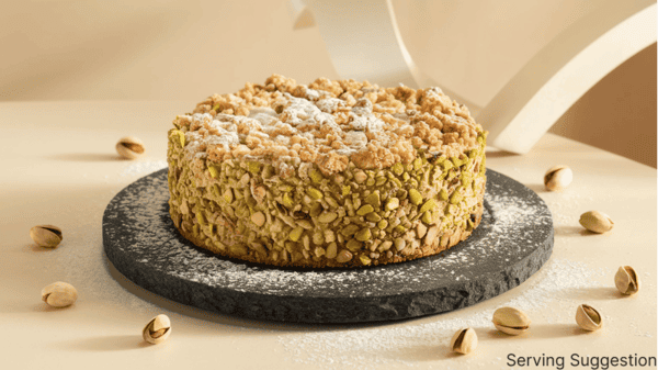 Pistachio Crumble Cake